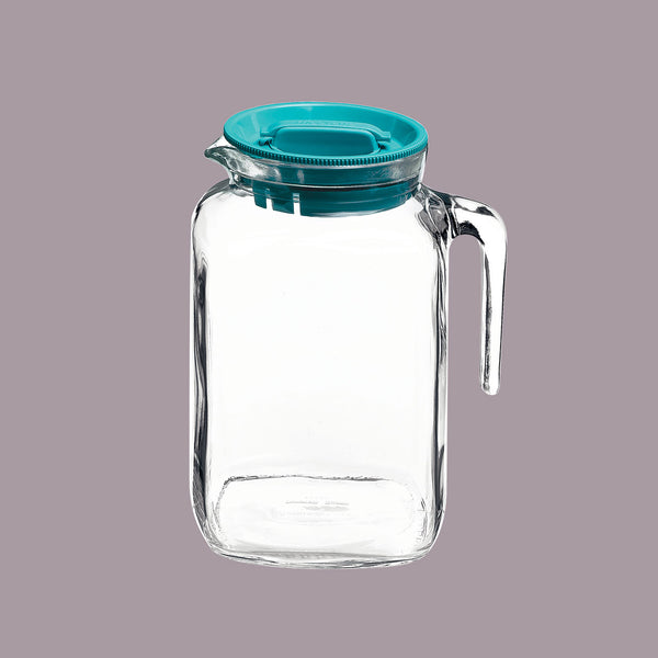 GlassJug – blue lid 2.0L - Kolli (6 pcs) price per piece.